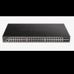 Switch D-Link DGS-1250-52XMP/E 48 Porte Gigabit PoE Smart Managed