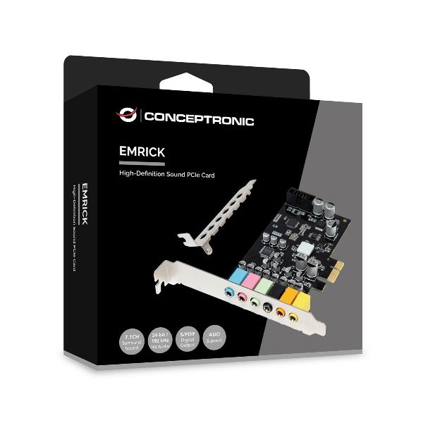 Scheda Audio PCI-E Conceptronic HD Sound Nero - SKU: EMRICK15B - Immagine 3