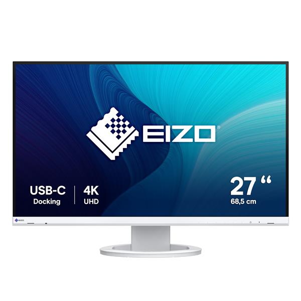 Monitor Eizo FlexScan 27" 4K IPS USB-C Regolabile Altezza - immagine 2