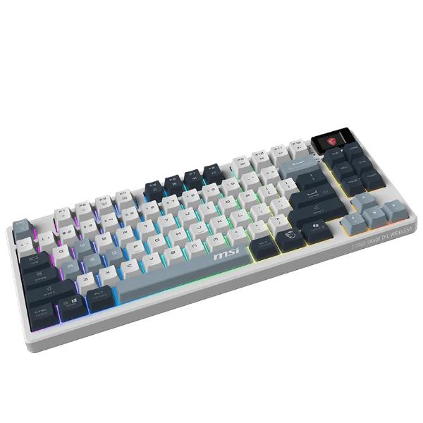 Tastiera Gaming MSI FORGE GK600 TKL W SKY IT Wireless Bianco - SKU: FORGEGK600TKLWS - Immagine 2