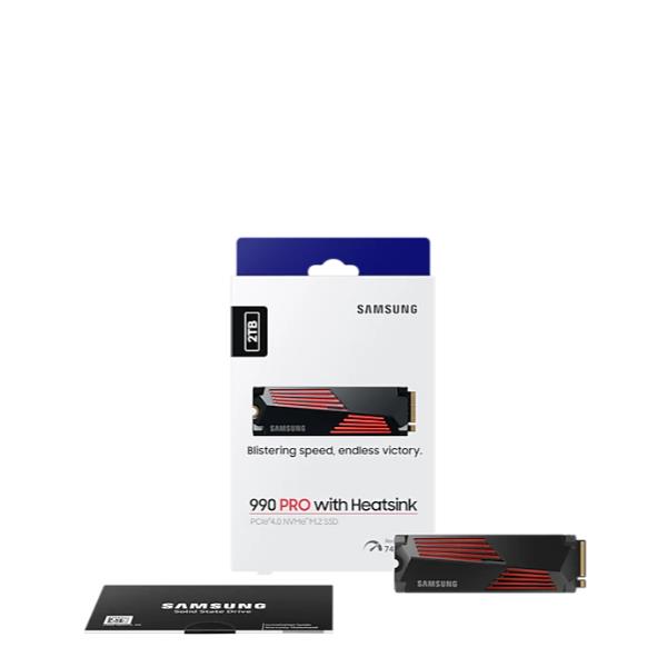 SSD Samsung 990 PRO 2TB con Dissipatore PCIe 4.0 NVMe - immagine 2