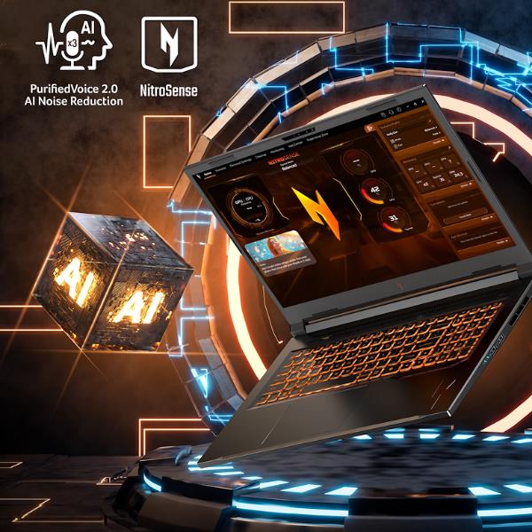 Notebook Gaming Acer Nitro V 17 AI ANV17-41-R6FD Ryzen 7 RTX 5060 16GB 1TB - SKU: NH.QYVET.003 - Immagine 7