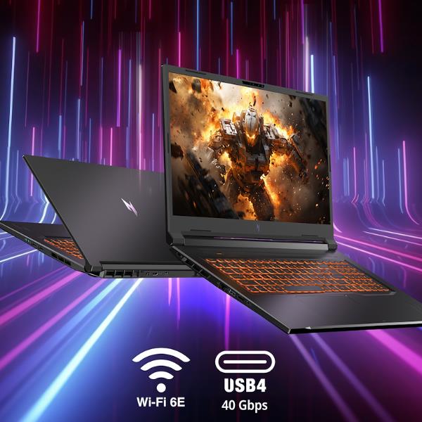 Notebook Gaming Acer Nitro V 17 AI ANV17-41-R6FD Ryzen 7 RTX 5060 16GB 1TB - SKU: NH.QYVET.003 - Immagine 9