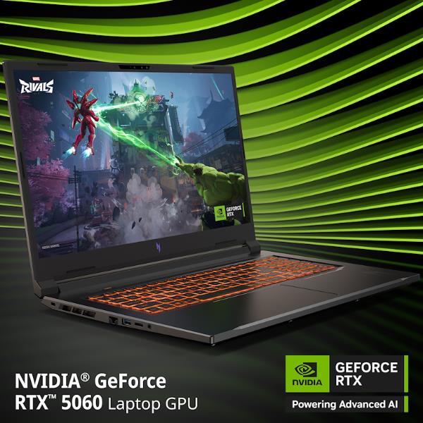 Notebook Gaming Acer Nitro V 17 AI ANV17-41-R6FD Ryzen 7 RTX 5060 16GB 1TB - SKU: NH.QYVET.003 - Immagine 10