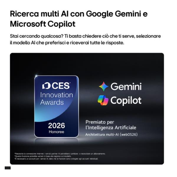 TV LG 42 OLED EVO AI C6 4K UHD WebOS26 Smart TV - SKU: OLED42C65LA.API - Immagine 16