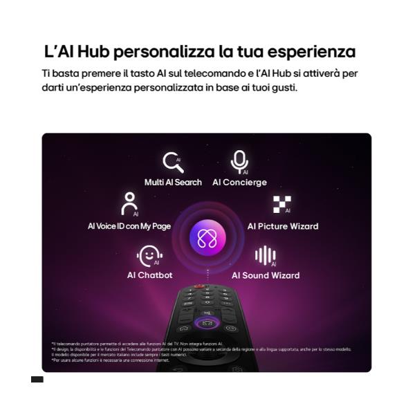 TV LG 42 OLED EVO AI C6 4K UHD WebOS26 Smart TV - SKU: OLED42C65LA.API - Immagine 18