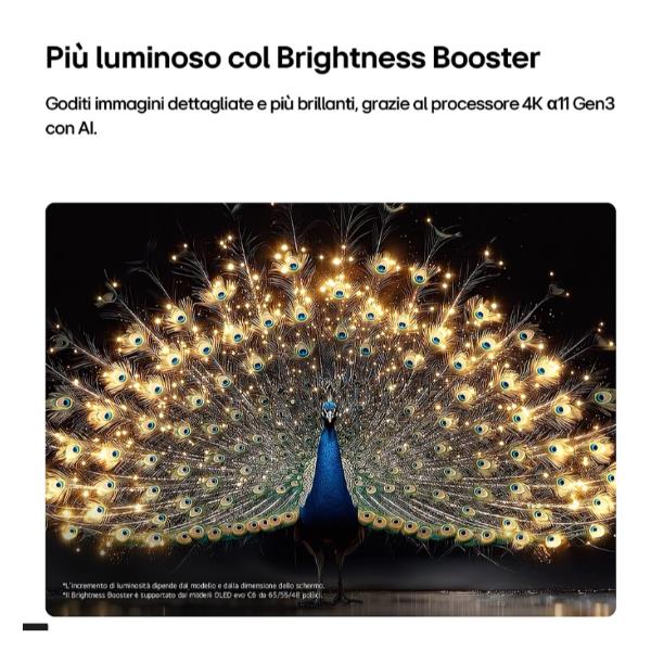 TV LG 42 OLED EVO AI C6 4K UHD WebOS26 Smart TV - SKU: OLED42C65LA.API - Immagine 8