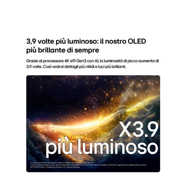 TV LG 65 OLED EVO AI G6 4K UHD WebOS26 Smart TV - SKU: OLED65G64LW.API - Immagine 15