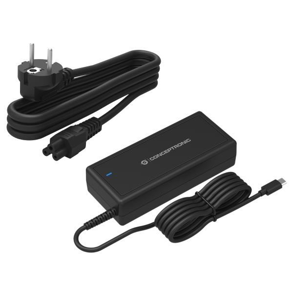 Alimentatore Notebook Conceptronic 90W USB-C PD Nero - immagine 4