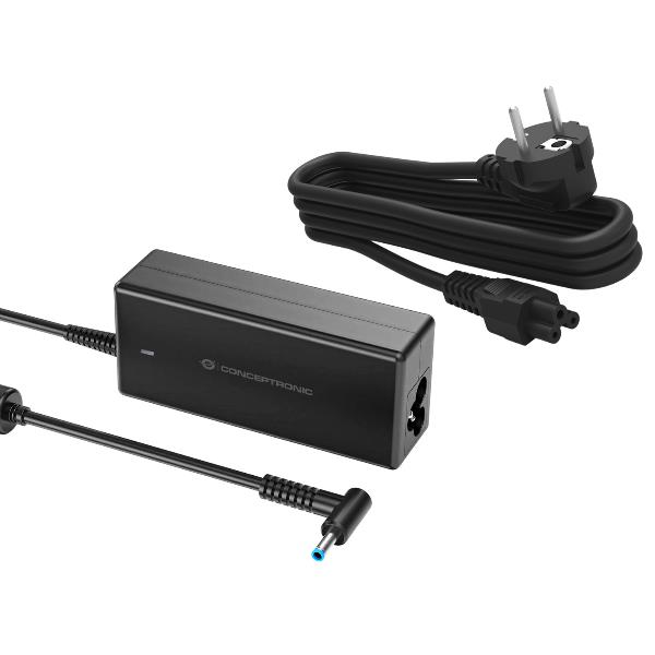 Alimentatore Notebook Conceptronic 65W 19V per HP Nero - immagine 3