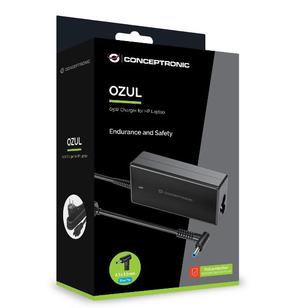 Alimentatore Notebook Conceptronic 65W 19V per HP Nero - immagine 4