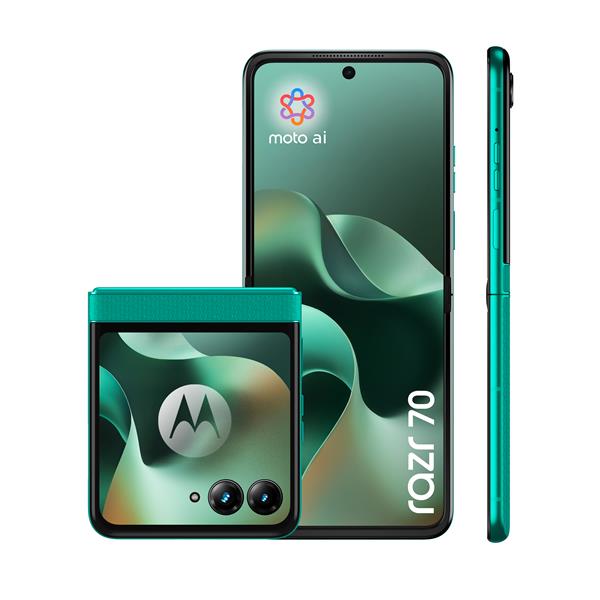 Smartphone Motorola RAZR 70 8256GB Sporting Green MediaTek Dimensity - SKU: PBB60004SE - Immagine 2