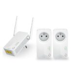 Adattatori Powerline Strong Wi-Fi 600 kit 3x – 2 Porte LAN, Bianco