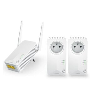 Adattatori Powerline Strong Wi-Fi 600 kit 3x - 2 Porte LAN, Bianco