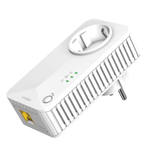 Adattatori Powerline Strong Wi-Fi 600 kit 3x - 2 Porte LAN, Bianco - immagine 4