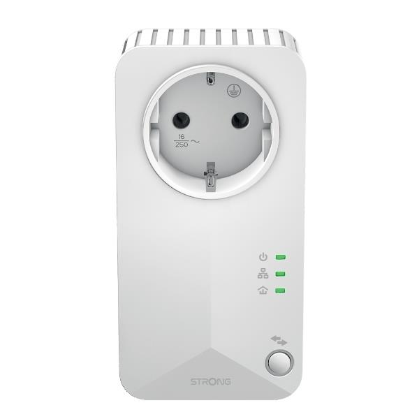 Adattatori Powerline Strong Wi-Fi 600 kit 3x - 2 Porte LAN, Bianco - immagine 6