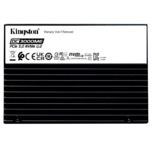 SSD Kingston DC3000ME 30.72TB U.2 NVMe PCIe Gen4 - SKU: SEDC3000ME/30T7