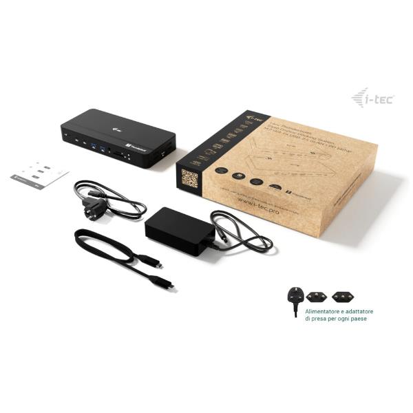 Docking Station I-Tec Thunderbolt 4 3 Display PD140W - SKU: TB5TRIPLEM2PDIT - Immagine 7