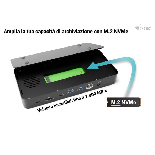 Docking Station I-Tec Thunderbolt 4 3 Display PD140W - SKU: TB5TRIPLEM2PDIT - Immagine 9