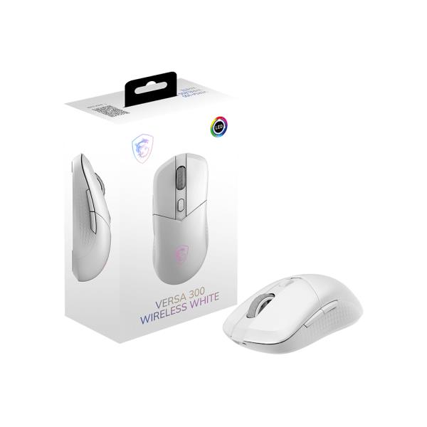 Mouse Gaming MSI VERSA 300 W Bianco Wireless Bluetooth - SKU: VERSA-300-WW - Immagine 3