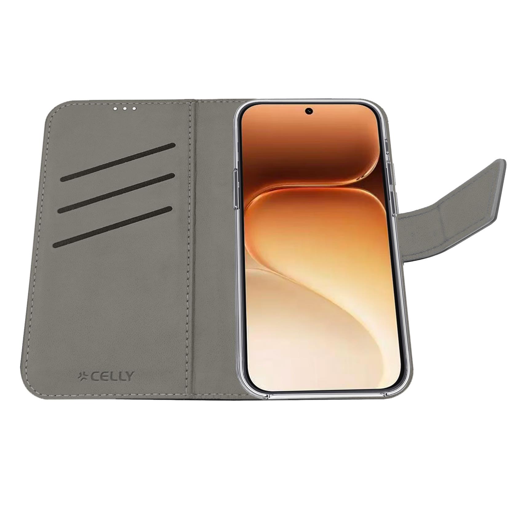 Custodia Celly WALLY Honor 600 Pro Pelle Sintetica Nero - SKU: WALLY1184 - Immagine 6