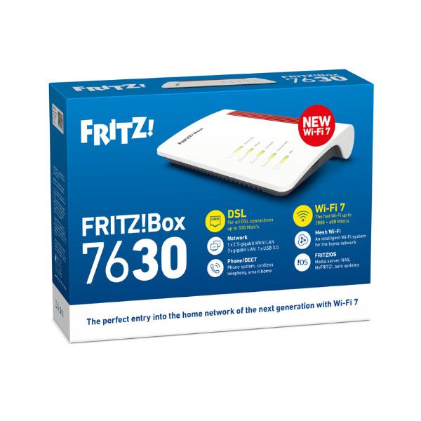 Router Fritz FRITZBOX 7630 ADSL 2.5 Gbps 3 Porte LAN - SKU: 20003149 - Immagine 2