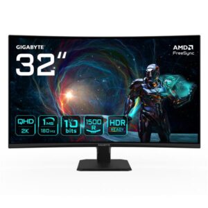 Monitor Gaming Gigabyte GS32QC 31.5 VA 2K 2560x1440 2xHDMI - SKU: 20VM0-GS32QCA2E