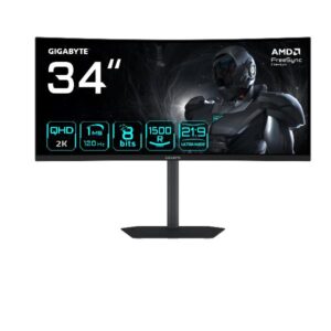 Monitor Gaming Gigabyte GS34WQC 34 219 VA 3440x1440 - SKU: 20VM0GS34WQABME