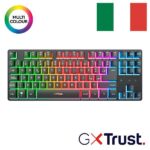 Tastiera Gaming Trust GXT831 THADO TKL Wireless Nera IT