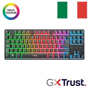 Tastiera Gaming Trust GXT831 THADO TKL Wireless Nera IT - SKU: 26170