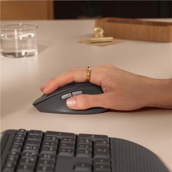 Mouse Wireless Logitech M850 L Nero Ergonomico Bluetooth - SKU: 910-007715 - Immagine 2
