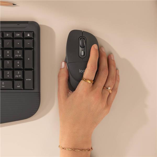 Mouse Wireless Logitech M850 L Nero Ergonomico Bluetooth - SKU: 910-007715 - Immagine 3
