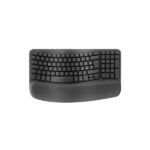 Tastiera Logitech Wave Keys Wireless Bluetooth Layout Italiano Grigio