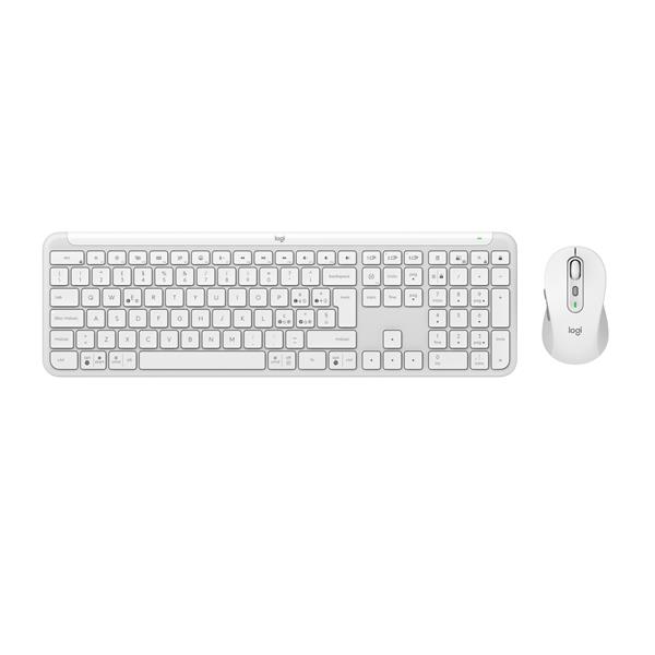 Kit Tastiera e Mouse Logitech SIGNATURE SLIM COMBO MK950 Bianco Retroilluminato - SKU: 920-012597