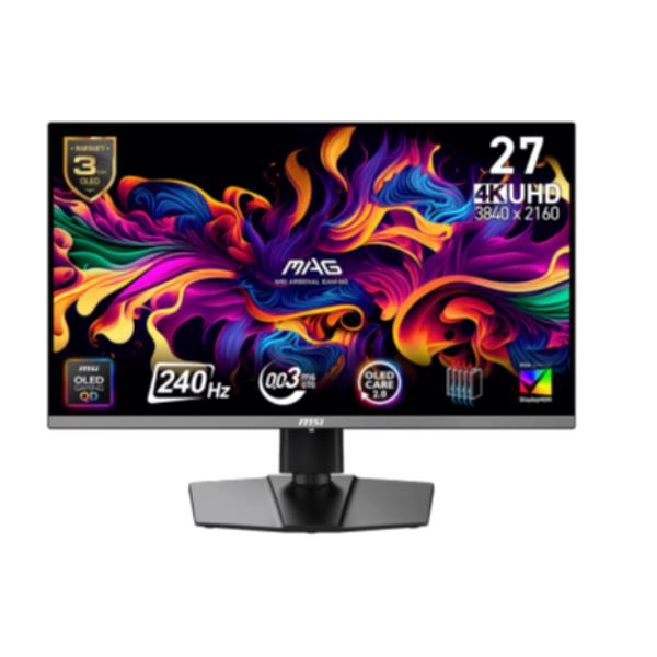 Monitor MSI MAG 272UP QD-OLED 26.5 4K 3840x2160 - SKU: 9S6-3CD79A-082 - Immagine 2