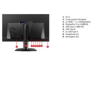 Monitor MSI MPG 322UR QD-OLED X24 31.5 OLED 4K - SKU: 9S6-3DD39T-038