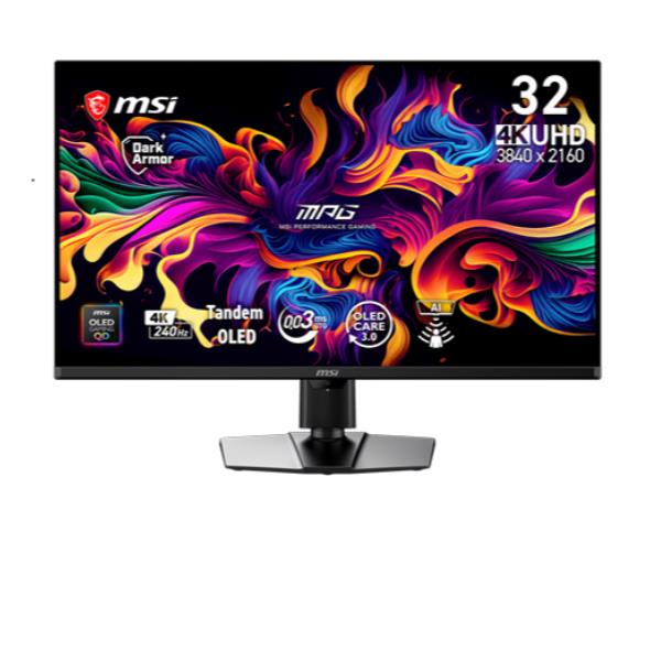 Monitor MSI MPG 322UR QD-OLED X24 31.5 OLED 4K - SKU: 9S6-3DD39T-038 - Immagine 2