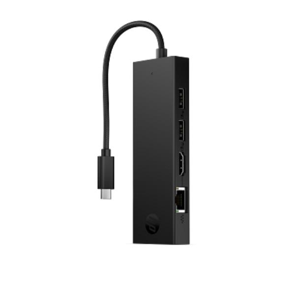 Hub USB-C HP 4K HDMI Nero - SKU: BR1U3AA - Immagine 3