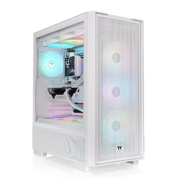 Cabinet Midi-Tower Thermaltake S380 TG ARGB Snow Bianco - SKU: CA11K00M6WN00
