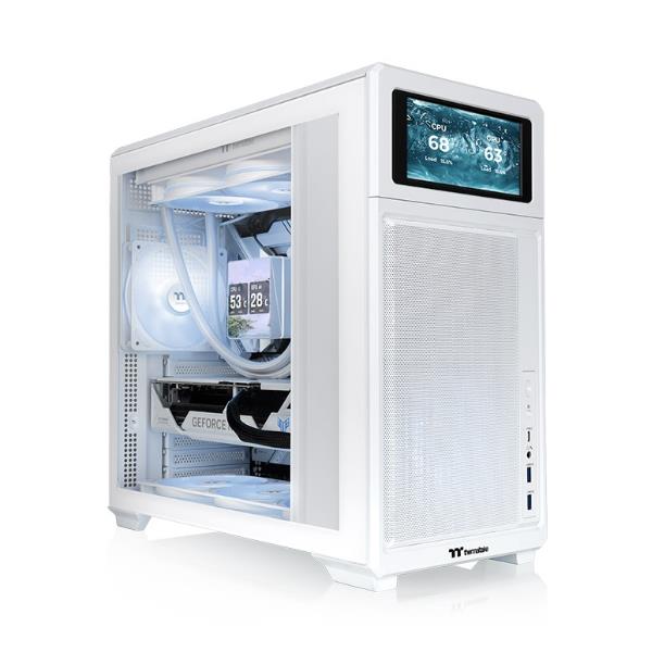 Cabinet Midi-Tower Thermaltake TR300 TG SNOW Bianco 5 HDD - SKU: CA11M00M6WN00