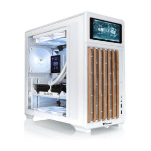 Cabinet Midi-Tower Thermaltake TR300 WS SNOW Bianco 5 HDD - SKU: CA11M00M6WNWS