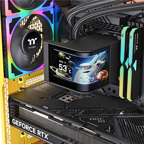 Dissipatore a liquido Thermaltake MAGCURVE 360 ULTRA 3x120mm - SKU: CLW453PL12SWA - Immagine 6