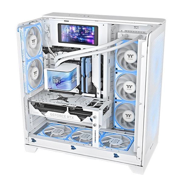 Dissipatore a liquido Thermaltake MAGCURVE 360 Ultra Snow Edition 3x120mm - SKU: CLW454PL12SWA - Immagine 4