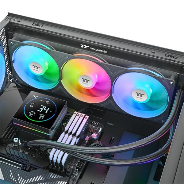 Dissipatore a liquido Thermaltake TH360-S V3 ARGB Sync 360mm per CPU - SKU: CLW470PL12SWA - Immagine 3