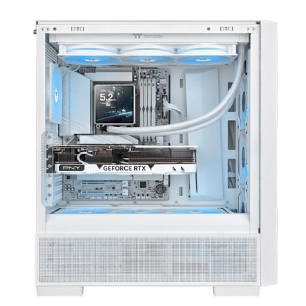 Dissipatore a liquido Thermaltake TH360 V3 Ultra ARGB Sync Snow 360mm - SKU: CLW476PL12SWA - Immagine 2