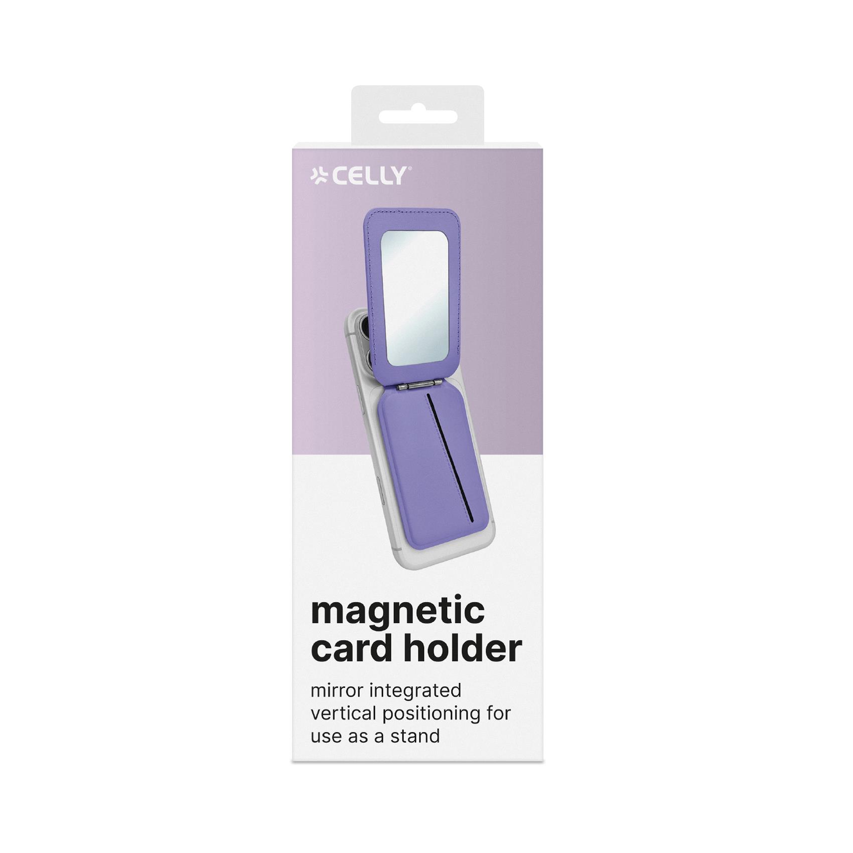 Portacarte Celly Offset Collection Blu Similpelle con Specchio - SKU: COLCARDHOLMIRVL - Immagine 7