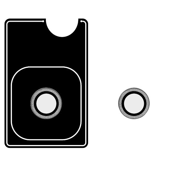Proteggi schermo Celly Camera Lens iPhone Air - TPU - SKU: COLGLICAM1153WH - Immagine 4