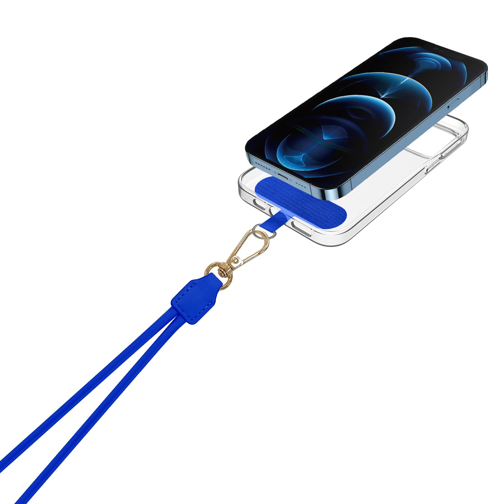 Cover Smartphone Celly NECK LACET - Tessuto Blu Universale - SKU: COLNECKLACETBL - Immagine 2