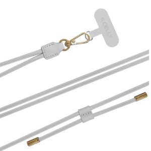 Cover Smartphone Celly NECK LACET - Tessuto Bianco Universale - SKU: COLNECKLACETWH