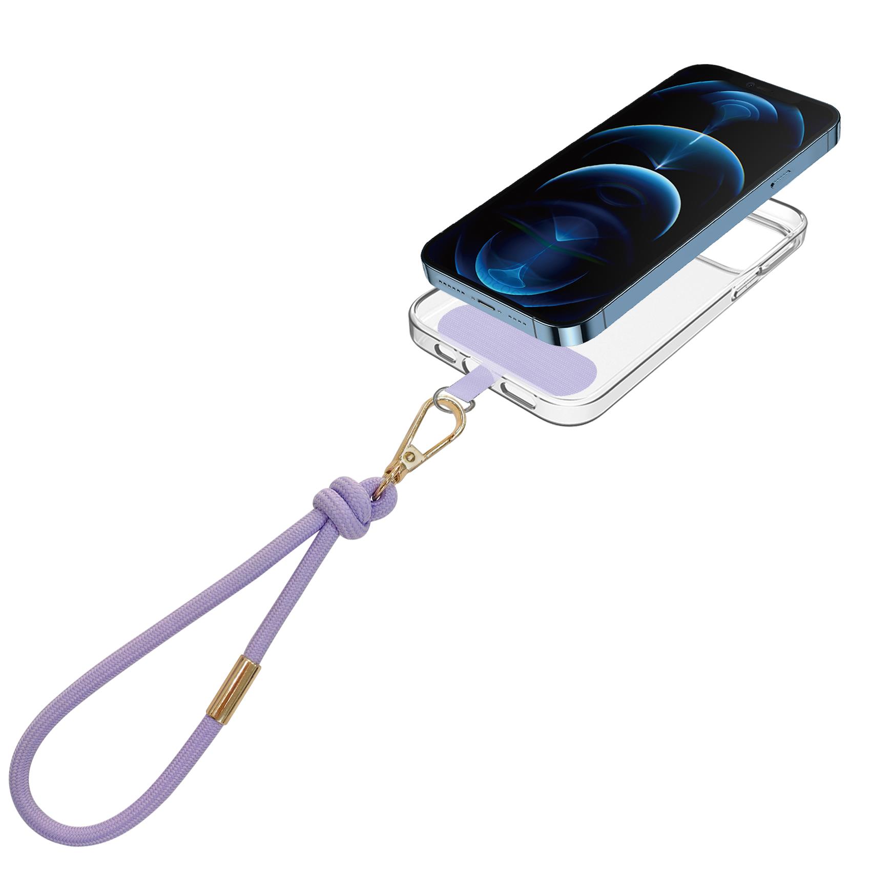 Cover Smartphone Celly Wrist Lacet Offset Collection Viola Tessuto - SKU: COLWRISTLACETVL - Immagine 3